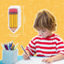 Whaline 60Pcs Back to School Pencil Shape Mini Erasers Cute Collection for Classroom Stationery Party Favors