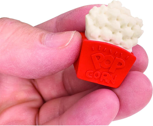 Raymond Geddes Snack Attack II 3D Erasers - 54 per Bag, 9 Quirky Snack-Themed Designs