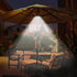 Patio Umbrella Light, 28 LED Lights, 3 Brightness Modes, Cordless, 200 lumens, Battery Operated