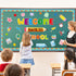 Back to School Classroom Bulletin Board Decoration Set - Welcome Cutouts for First Day of School Wall Door Decor