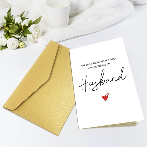 Obbyidk Pregnancy Announcement Card for Husband, Congratulation Dad to Be Card, Baby Announcement Cards Gifts, The Only