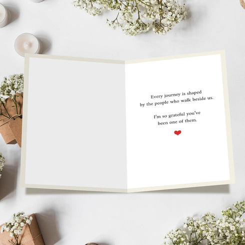 FANCYLUCKY Thank You Card, Appreciation Card for Teachers Mentors Colleagues Friends Family, Thank You Gifts for Women