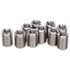 Slotted Repair Nut Kit, 10Pcs Stainless Steel Reducer Nut M8 Female and Male Thread Conversion for Mechanical Repair
