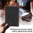 GYSYZJDH Server Book for Waitress PU Leather Cute Server Organizer with Zipper Pocket, Card & Money Holder, Pen Loop