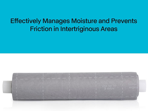 Nempkb 10"x144" Soft, Breathable Fabric Roll with Silver Complex Ideal for Wound Care, Dressings, and Skin Fold