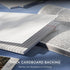 Legal Pads 8.5 x 11, 6 Pack White Note Pads for Office Supplies, Wide Ruled Perforated Notepads