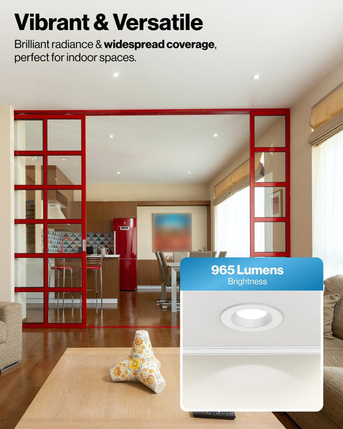 4 Inch 660 11W (40W 2700K/3000K/3500K/4000K/5000K, Dimmable, 4 Pack Sunco LED Recessed Lights, Retrofit Can Lighting