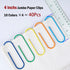 Jumbo Paper Clips 40 Pcs 4 Inches Large Paper Clip Holder Vinyl Coated Multicolored Extra Large