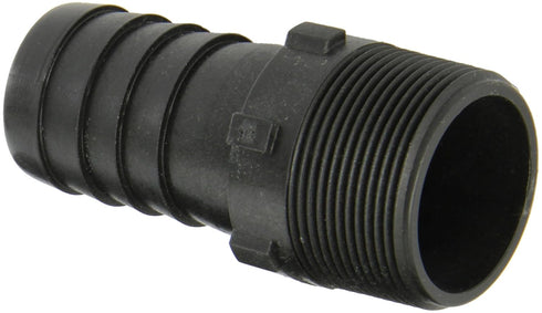 Dixon Valve HB150 Polypropylene Shank/Water Fitting, Tuff-Lite King Combination Nipple, 1-1/2" NPT