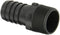 Dixon Valve HB150 Polypropylene Shank/Water Fitting, Tuff-Lite King Combination Nipple, 1-1/2" NPT