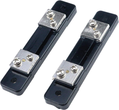 Antrader 2-Pack 50A 75mV DC Current Measuring Shunt Resistor for Analogue Digital Meter