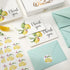 50 Pack Summer 4 6 Inch Whaline Lemon Thank You Cards Bulk Boxed Fruit Greeting Cards with Envelopes Stickers Blank