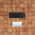 LIFKOME Stainless Steel Toilet Paper Holder with Wipes Dispenser, Square Wall-Mount Tissue Box for Bathroom and Toilet