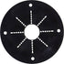 Extreme Max 3005.2172.5 Rigging Grommet - 2", Black, Pack of 5