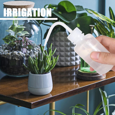 Oubest 2pcs Small Squeeze Bottles 150ml 5oz Wash Bottle Ldpe Plastic Squirt Water Bottle for Medical Label Tattoo Lash Water Succulent Watering Irrigation by Oubest