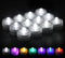 KOABY 12 Pack Warm White Submersible LED Lights, Waterproof Flameless Submersible Lights for