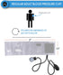 EMI Purple Deluxe Professional Aneroid Sphygmomanometer Manual Blood Pressure Monitor Set