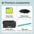 greencycle CF214A Replacement Compatible for HP 14A Black Toner Cartridge for Laserjet Enterprise 700 Series