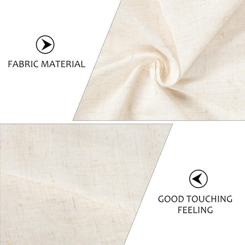 Uonlytech Lamp Shade Linen Pre-cut Round Craft Material for DIY Lampshade, White Fabric for Replacement Lamp Shades