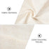 Uonlytech Lamp Shade Linen Pre-cut Round Craft Material for DIY Lampshade, White Fabric for Replacement Lamp Shades