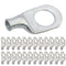 SELTERM 25pcs 8 AWG 1/2" Stud Marine Grade Tinned Copper Battery Cable Lugs, UL Electrical Connectors
