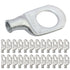 SELTERM 25pcs 8 AWG 1/2" Stud Marine Grade Tinned Copper Battery Cable Lugs, UL Electrical Connectors