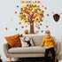 Thanksgiving Classroom Bulletin Board Decorations, Fall Tree Set Puzzle Cutouts for Autumn Harvest Thanksgiving Party