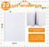 SATINIOR 20 Pcs Hardcover Blank Book for Kids | 6 x 8 Inch DIY Story Writing & Sketchbooks for Classroom