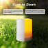 3"x4", Set 2 Homemory Solar Candles Outdoor Waterproof, Rechargeable Candles, Solar Powered Flameless Candles