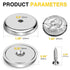 DIYMAG Neodymium Round Base Cup Magnet, 100LBS Strong Rare Earth Magnets with Heavy Duty Countersunk Hole