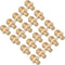 Brass Straight Grease Fitting M10x1mm Metric Hydraulic Grease Nipple - 20 Pieces for Replacing Missing Oil Fitting