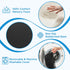 Seat Cushion for Office Chair, Ergonomic Memory Foam Office Chair Cushion with U-Shaped Coccyx Support, Non-Slip Base