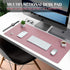 K KNODEL Large Desk Mat, Office Computer Pad, Desktop Protector, Writing Blotter Mat (31.5"x15.7", Purple)
