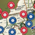 Ballpark Travel Quest Poster Set, Laminated, Includes Stickers, 17"x28", Made in the USA