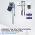 Glove Box Dispenser (White), Metal Wall Mount Holder for Glove Box