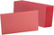 Oxford Ruled Color Index Cards, Cherry, 3" x 5", 100 Per Pack (7321 CHE)