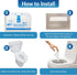 (1250 5 Packs 250) 14x16" Reli. Toilet Seat Covers Pcs, of | Disposable Toilet Seat Cover - Flushable - (Half-Fold) |