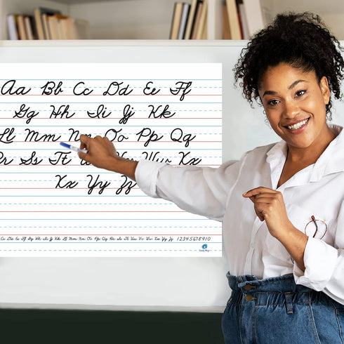 Jumbo Magnetic Handwriting Paper, Magnetic Lined Paper for Whiteboard, Giant Early Writing Page, Classroom Resources