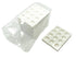 EISCO 10PK Spot Plates, 12 Wells, Premium Hard Plastic, Polyethylene
