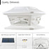 Davinci Lighting Flexfit Solar Outdoor Post Cap Lights - Includes Bases for 4x4 5x5 6x6 Wooden Posts - Bright LED Light - Pearl White (1 Pack) by Davinci Lighting
