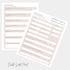 Microblading Client Paper Intake Forms, 100pk, 8.5 x 11” Paper Size, Consent Intake Consultation Aftercare, Brow Shape