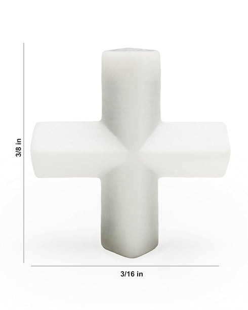 SP Bel-Art Spinplus Teflon Magnetic Stirring Bar; 9.5 x 4.7mm, White (F37144-0038)