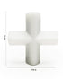 SP Bel-Art Spinplus Teflon Magnetic Stirring Bar; 9.5 x 4.7mm, White (F37144-0038)