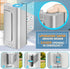 8 800 lbs Home Security Door Reinforcement Lock - Safety Child Proof Door Locks with Screws for Inward Swinging Front