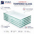 3/16 2-Day YANA Custom Cut to Size Round Glass | Tempered & Annealed | Thick | Table Top, Glass Shelves, Cabinet Door