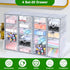 Makeup Organizer with 20 Drawers, 4 Set Clear Acrylic Storage for Desktop Office Supplies, Hair Accessories