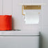 Bathroom Toilet Paper Holder Wall Mounted with Natural Marble Shelf, Wall Tissue Roll Holder for Bathroom and Toilet