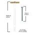 TOGGLER SNAPTOGGLE BB Toggle Anchor with Bolts, Zinc-Plated Steel Channel, Made in US, 3/8" to 3-5/8" Grip Range, For 1/4"-20 UNC Fastener Size (Pack of 10)