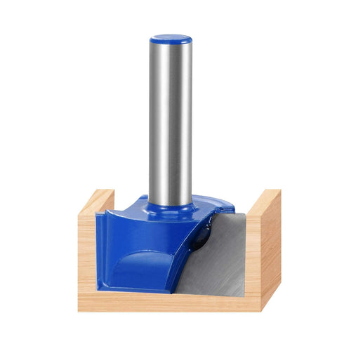 uxcell 28mm Dia 8mm Shank Bottom Cleaning Router Bit, 2 Flutes Carbide Tipped Cutter for Woodworking