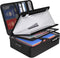 ENGPOW 5200? Fireproof File Organizer Bag with 13 Pocket Accordion File Folder, Document Organizer Box with Lock &